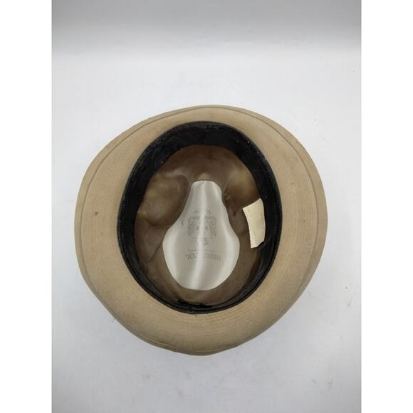 Vintage Resistol Men’s Fedora Dark Brown Self Conforming Hat Size 6 7/8 - Picture 3 of 5